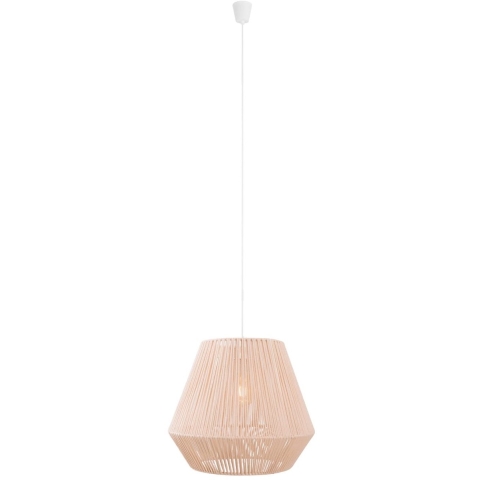 Maxlight Praslin - Hanglamp - Ø 44 X 175 Cm - Wit