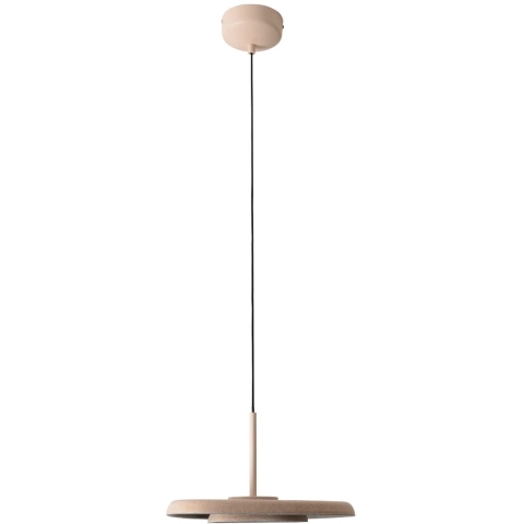 Maxlight Deux - Hanglamp - 40 X 30 X 190 Cm - 5W LED Incl. - Creme En Grijs