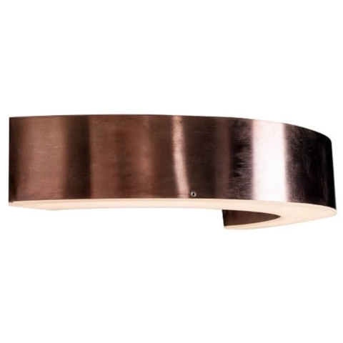 Maxlight Lotus - Wandverlichting - 30 X 13 X 5 Cm - 7W LED Incl. - Geborsteld Brons