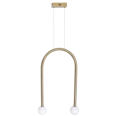 Maxlight Enigma - Hanglamp - 40 X 180 Cm - 2 X 2W LED Incl. - Goud