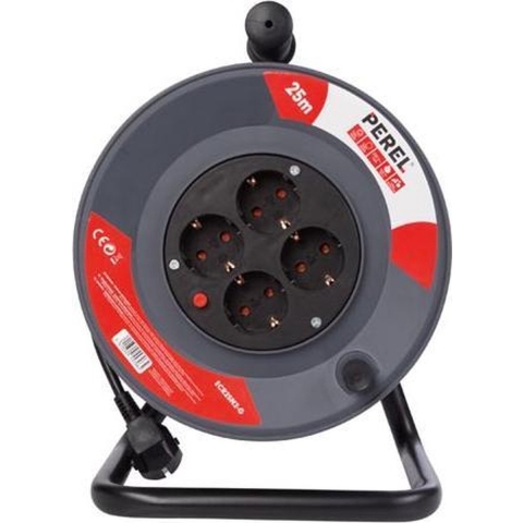 Kabelhaspel 25 m 3g1.5 4 stopcontacten - Velleman