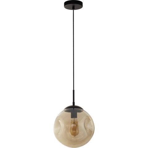 Searchlight Punch - Hanglamp - Ø 25 X 120 Cm - Zwart En Champagne