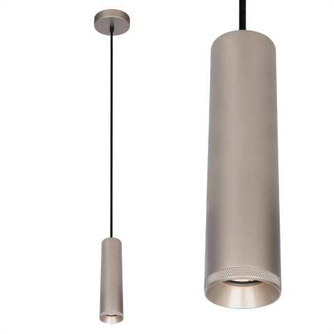 Artdelight Milano - Hanglamp - Ø 6,6 X 25 X 120 Cm - Champagne