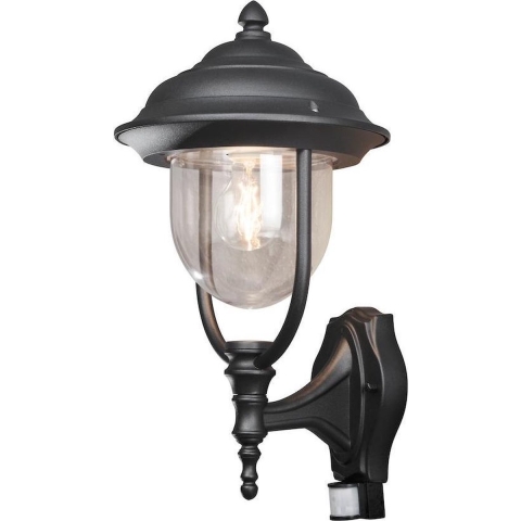 Konstsmide Parma Up - Buiten Wandlamp - 24 X 29 X 48 Cm - IP44 - Mat Zwart