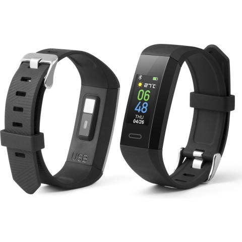 Technaxx TX-HR7 (4904) Fitness tracker met hartslag meter - Zwart