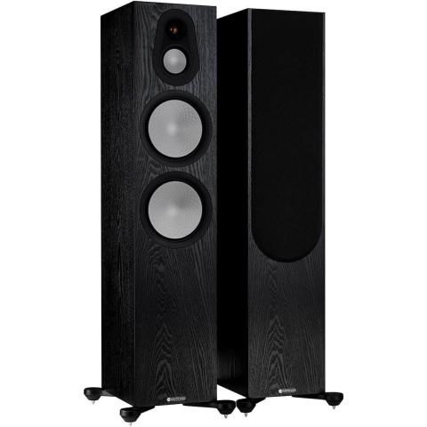 Monitor Audio Silver 500 7G vloerstaande speaker zwart eiken