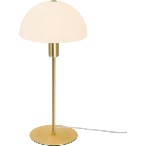 Nordlux Ellen 20 - Tafellamp - Ø 20 X 40 Cm - Messing En Opaal