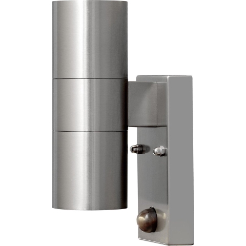 Konstsmide Modena Double - Buiten Wandlamp - 6,5 X 11 X 20 Cm - IP44 - Roestvrij Staal