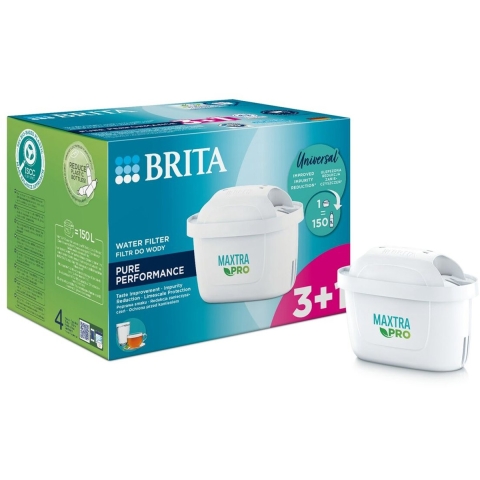 BRITA Maxtra PRO Pure Performance waterfilter, 4 (3+1) st.