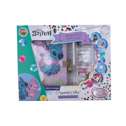 Crystal Art Dagboek Stitch & Angel