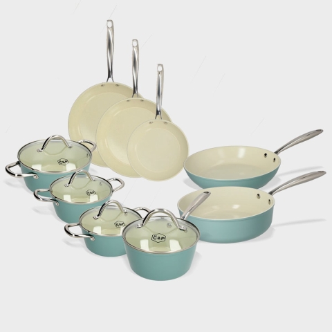 Cook & Pan - Go Blue Pannenset 9-delig