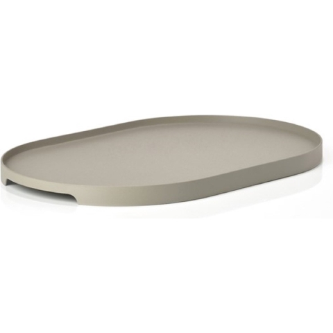 Zone - Singles - Dienblad 23cm ovaal Mud