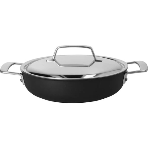 Demeyere - Alu Pro 5 Ceraforce Lage kookpan met deksel 24 cm