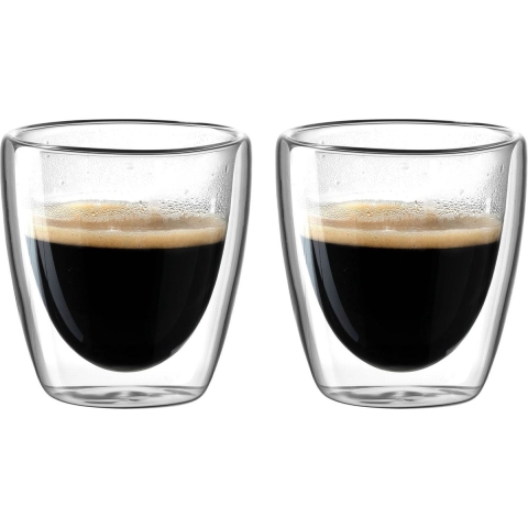 Leonardo - DOU Dubbelwandige Glas 100ml - 2 stuks