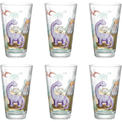 Leonardo - Bambini Avventura 300ml Dino, Set van 6