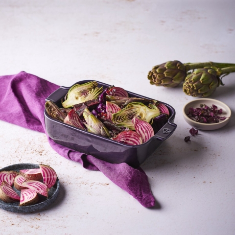 Peugeot - Appolia Ovenschaal Rechthoekig 32 cm Aubergine