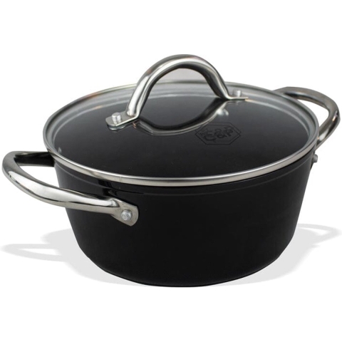 Cook & Pan - Signature Kookpan 22 cm met glazen deksel