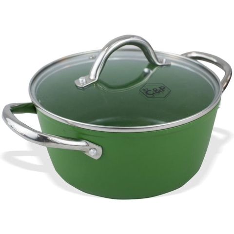 Cook & Pan - Go Green Kookpan 22 cm met glazen deksel