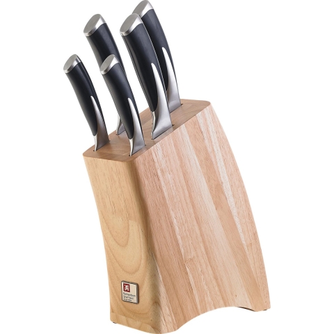 Richardson Sheffield - KYU 5 pc knife block - wood