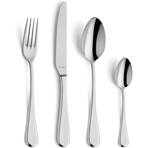 Amefa - Drift 24-delige Bestekset 6 Personen - Zilver