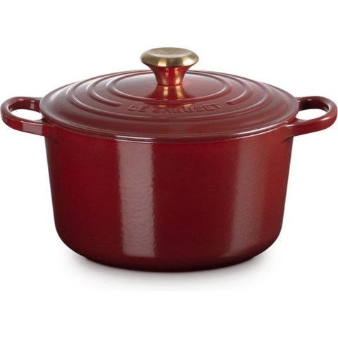 LE CREUSET- Signature - Braadpan rond hoog 24cm 5,0l Rhone