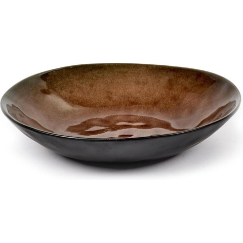 SERAX - Pure - Diep bord 23,5cm bruin