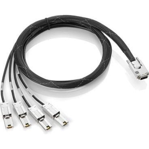 HP externe SAS naar mini-SAS fanout-kabel 2m