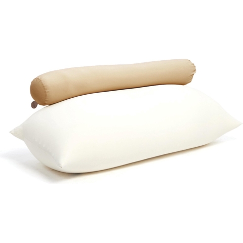 Terapy Toby rugleuning zitzak - Zand | 160cm x 25cm x 25cm