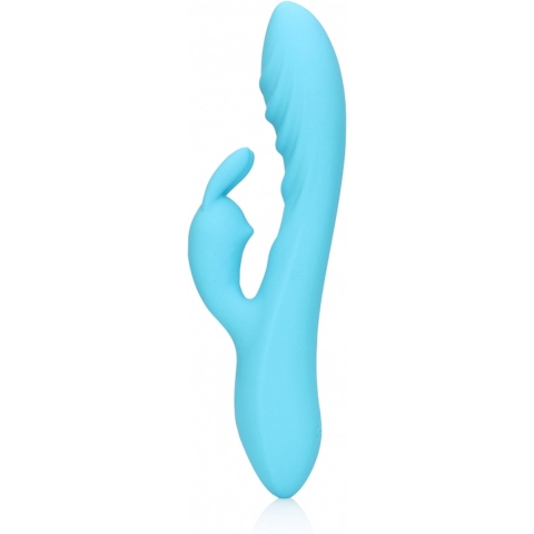 Loveline Silicone Rabbit Vibrator met Ribbels
