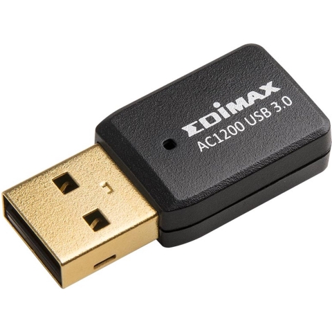 Edimax EW-7822UTC Draadloze Usb-adapter Ac1200 Wi-fi Zwart