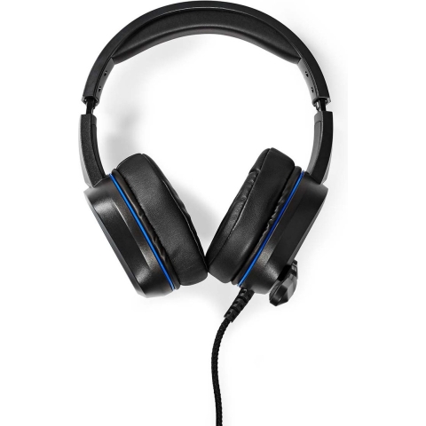 Nedis GHST410BK Gaming Headset Over-ear Surround Usb Type-a Inklapbare Microfoon 2.10 M Led