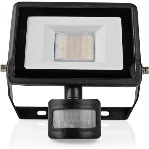 Nedis WIFILOFS20FBK Smartlife Schijnwerper Bewegingssensor 1500 Lm Wi-fi 20 W Dimbaar Wit 3000 - 6500 K Aluminium Android™ / Ios