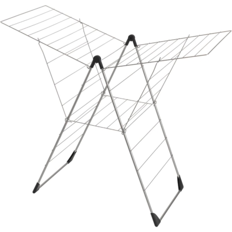 Tomado Breva Droogrek 25 m Lijn 58x133x109 cm Zilver