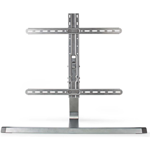 Nedis TVSM5120GY Draai- En Kantelbare Tv-standaard 37-75 " Maximaal Schermgewicht: 40 Kg Kantelbaar Draaibaar Aanpasbare Vooraf Ingestelde Hoogtes Aluminium / Staal Grijs