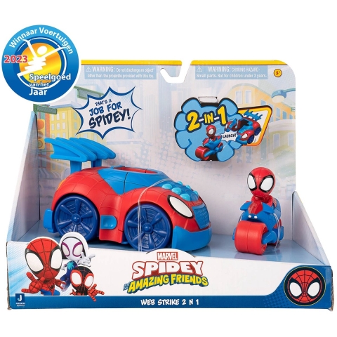 Spiderman Spidey 2in1 Voertuig