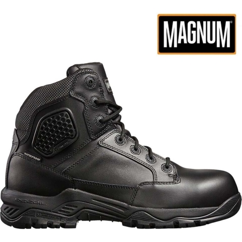 Magnum M801550 Strike Force 6.0 Leather Composite Toe & Plate Waterproof Side Zip - Black - 48