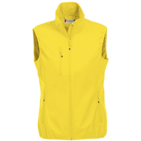 Clique 020916 Basic Softshell Vest Ladies - Lemon - XL