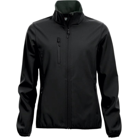 Clique 020915 Basic Softshell Jacket Ladies - Zwart - 3XL