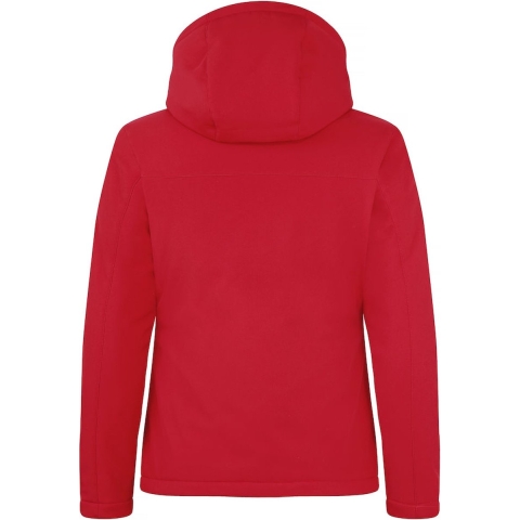 Clique 020953 Padded Hoody Softshell Lady - Rood - S