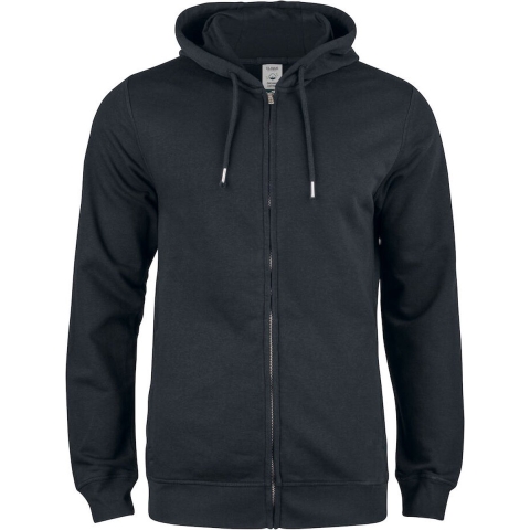 Clique 021004 Premium OC Hoody FZ - Zwart - M