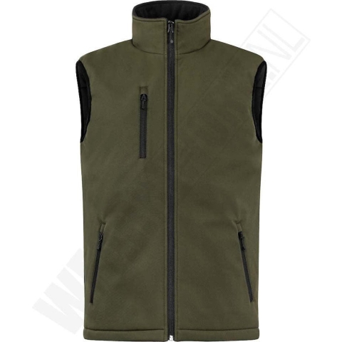 Clique 020958 Padded Softshell Vest - Zwart - L