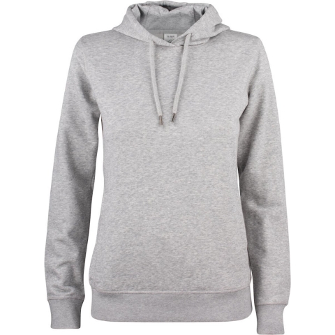 Clique 021003 Premium OC Hoody Ladies - Antraciet Melange - XS