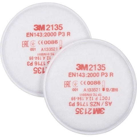 3M Rond stoffilter | EN 143:2000 P3 | v.4000370675,-680, -690,-691 (per paar) | 20 stuks - 7100240628