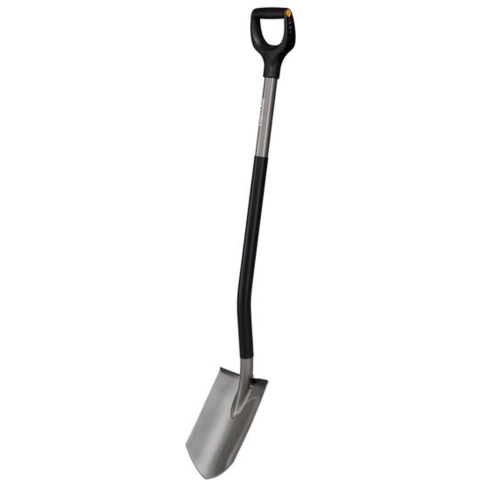 Fiskars Ergonomic tuinspade spits | Grijs - 1066708