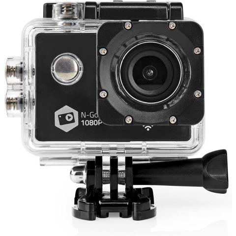 Nedis Action Cam | 1080p@30fps | 12 MPixel | Zwart | 1 stuks - ACAM21BK ACAM21BK