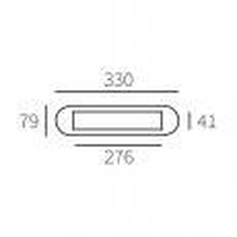 Mariani Ronald Pvd Inox 330X79Mm - 91375020