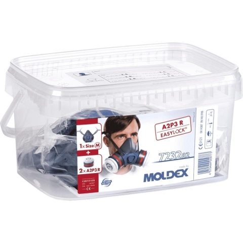 Moldex Adembeschermingsbox | 1x700201,2xA2P3 R filter 923001 | 1 stuk - 723202 - 723202