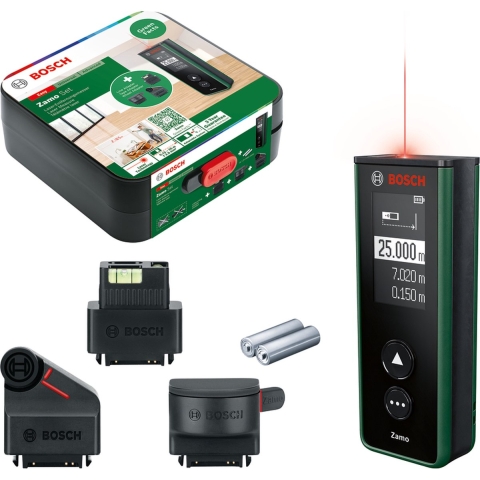 Bosch Groen Laserafstandsmeter Zamo | Set - 0603672901
