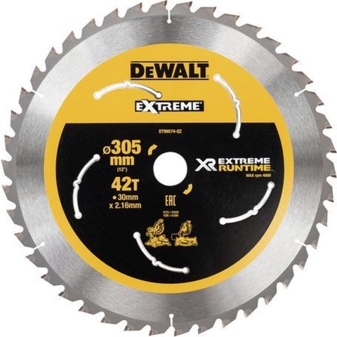 DeWalt Accessoires DT99574-QZ XR 305mm x 30mm 42T CSB Extreme Runtime - DT99574-QZ