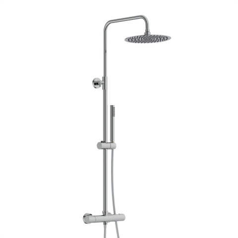Schütte AQUADUCT Hoofddouche-Set | Thermostatische mengkraan | Chroom - 60044